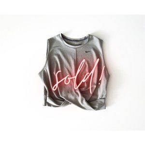 Women's Nike Dri-Fit Cropped Sleeveless Top